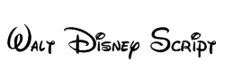 迪士尼字体