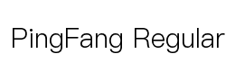 PingFang Regular下载