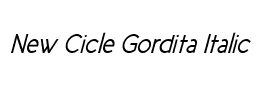 New Cicle Gordita Italic下载