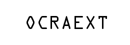 OCRAEXT字体下载