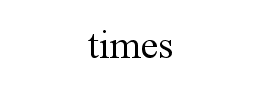 times字体