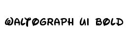 Waltograph UI Bold