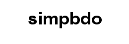 simpbdo字体