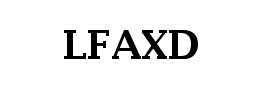 LFAXD字体