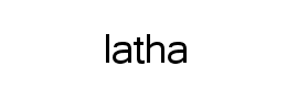 latha字体下载