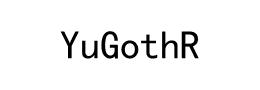 YuGothR字体