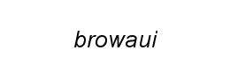 browaui字体