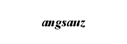 angsauz字体