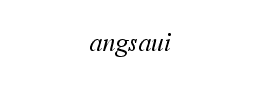 angsaui字体
