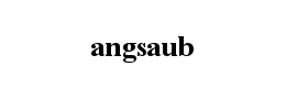 angsaub字体
