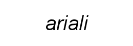 ariali字体