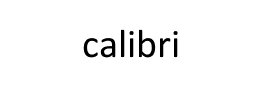 calibri字体下载