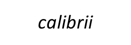 calibrii字体