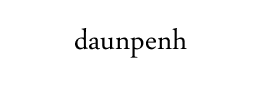 daunpenh字体