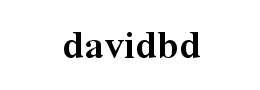 davidbd字体