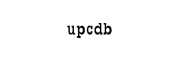 upcdb字体