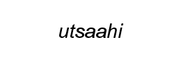 utsaahi字体